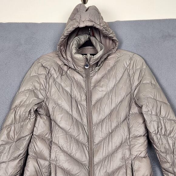Calvin Klein Jacket Womens Small Packable Lightweight Down Hooded Puffer - Picture 5 of 15
